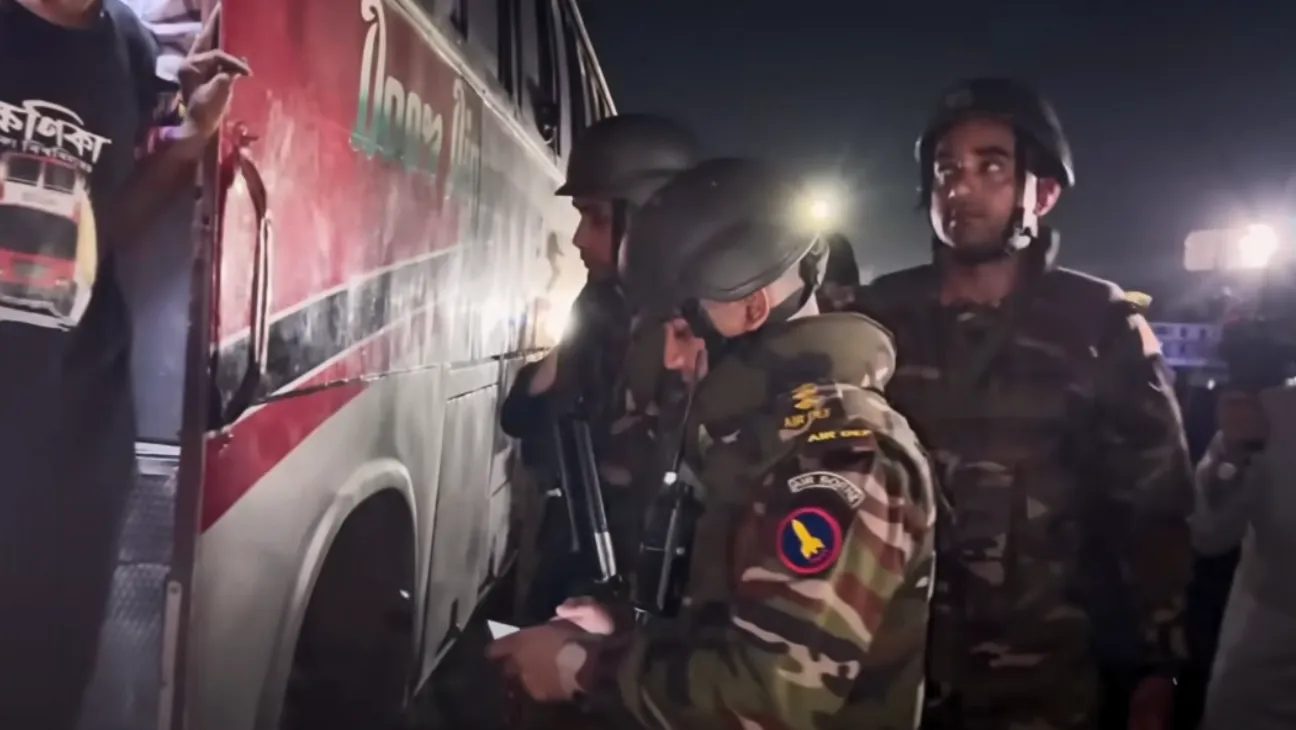 Army Checkpoint in Abdullahpur Helps Curb Excess Eid Bus Fares