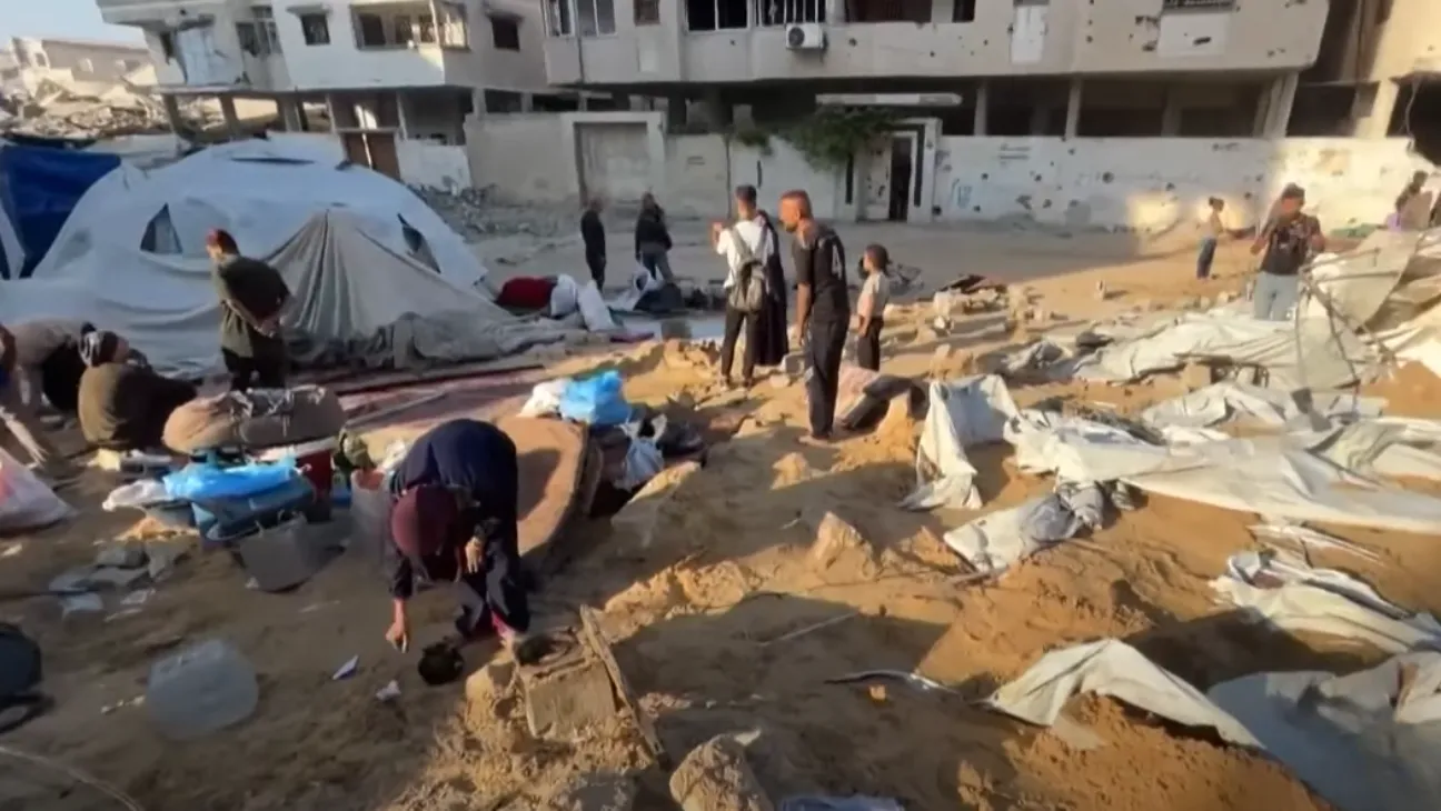 Israeli Strikes Kill Over 60 in Gaza, Hit Shelters with Women and Children