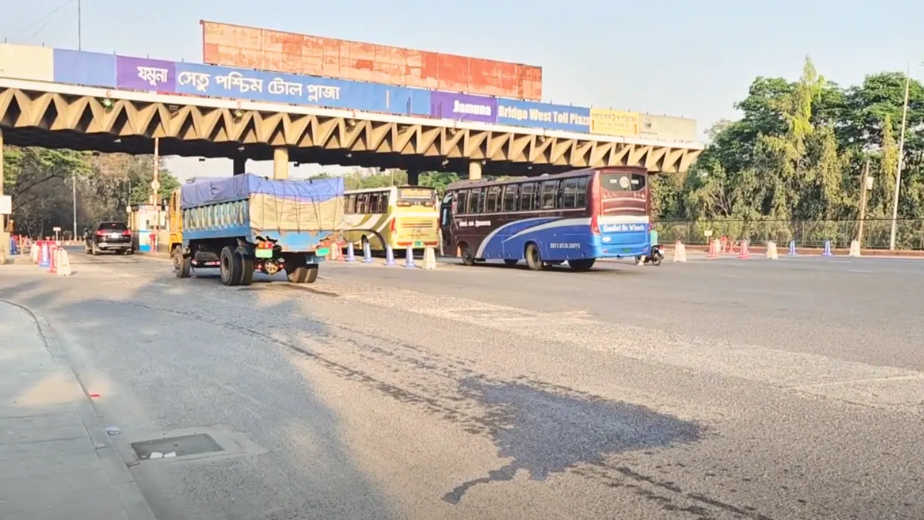 Jamuna Bridge Toll Collection Hits Nearly Tk 280 Million in One Day as Eid Travelers Return