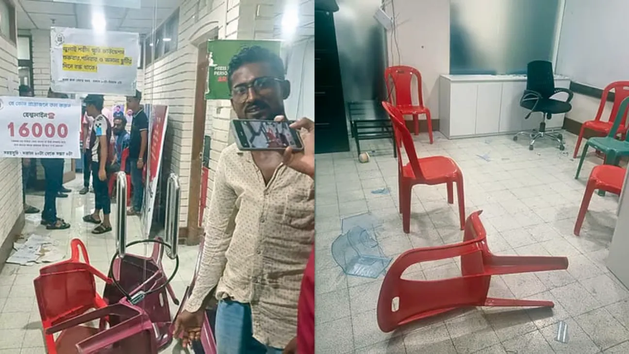 Bangladesh Protesters Vandalize Office Over Delayed Compensation Payments