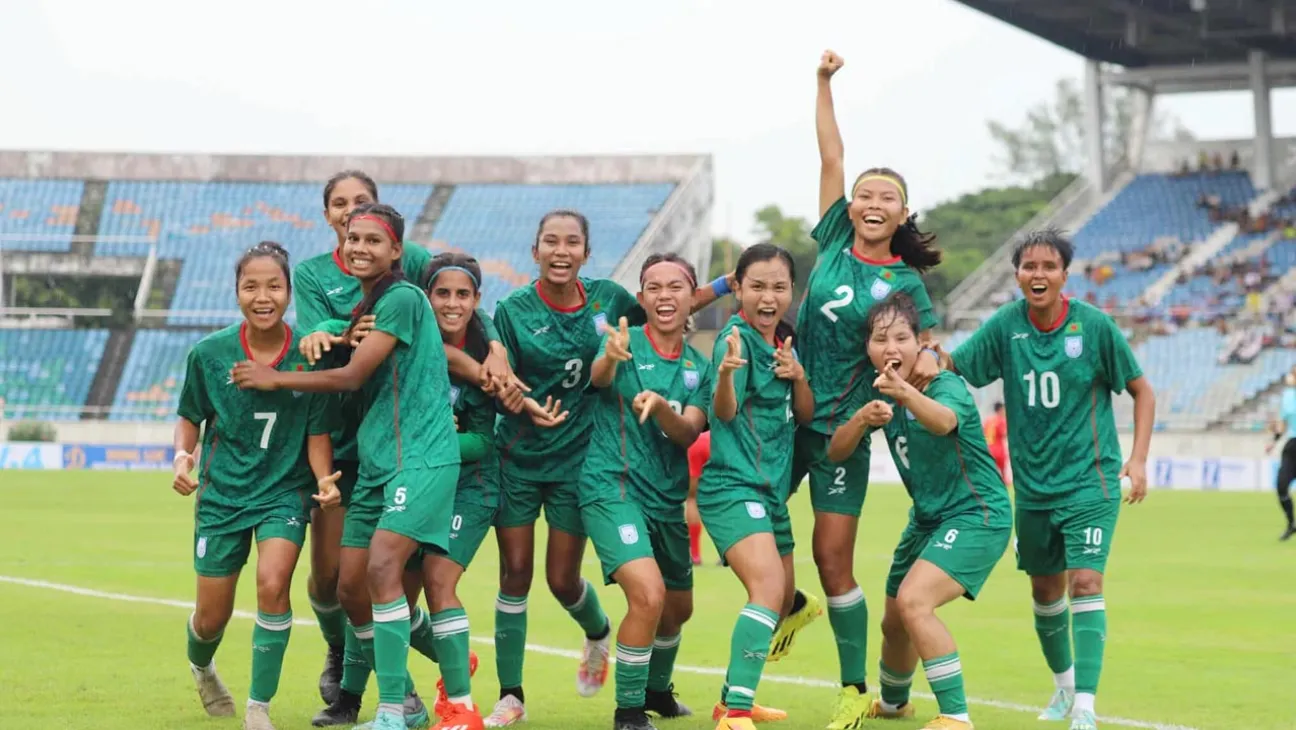 Bangladesh Women’s Football Team Defeats Myanmar, Moves Closer to Asian Cup Qualification