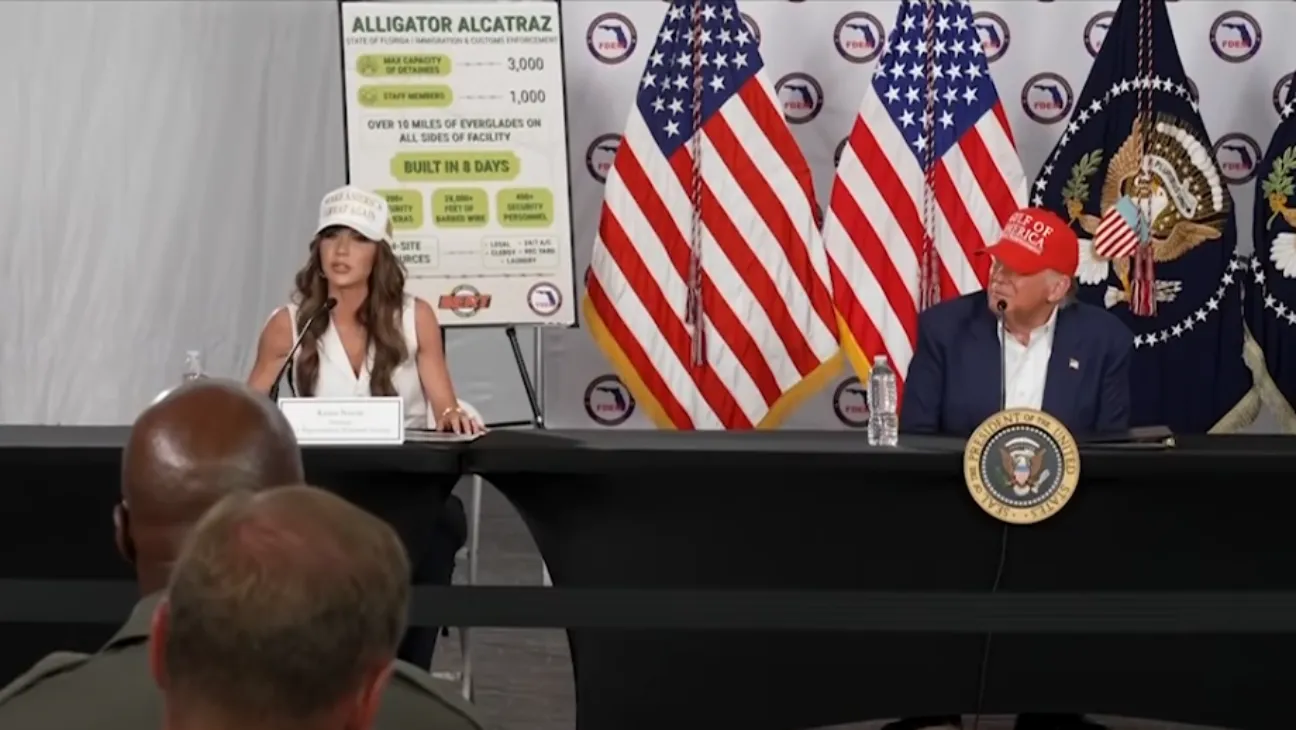 Kristi Noem Backs Florida Immigration Facility, Urges States to Follow Model
