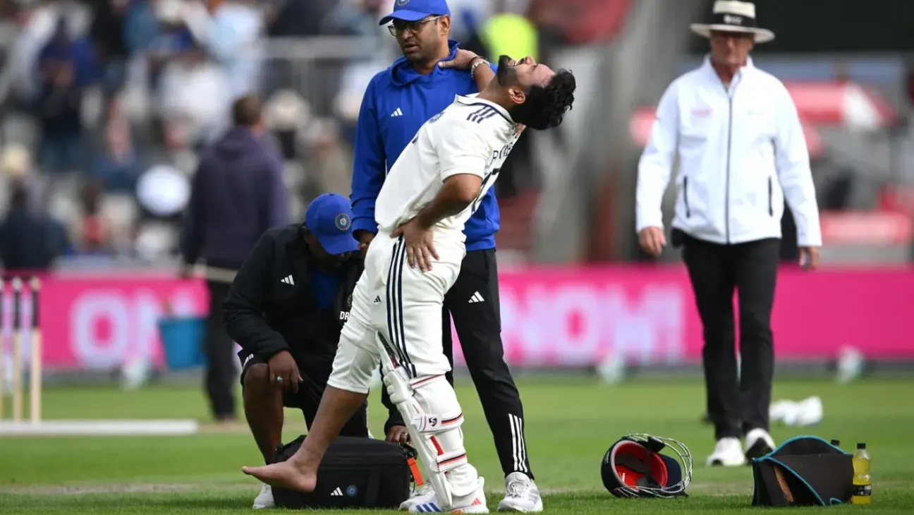 Rishabh Pant Retires Hurt with Foot Injury During Fourth Test Against England