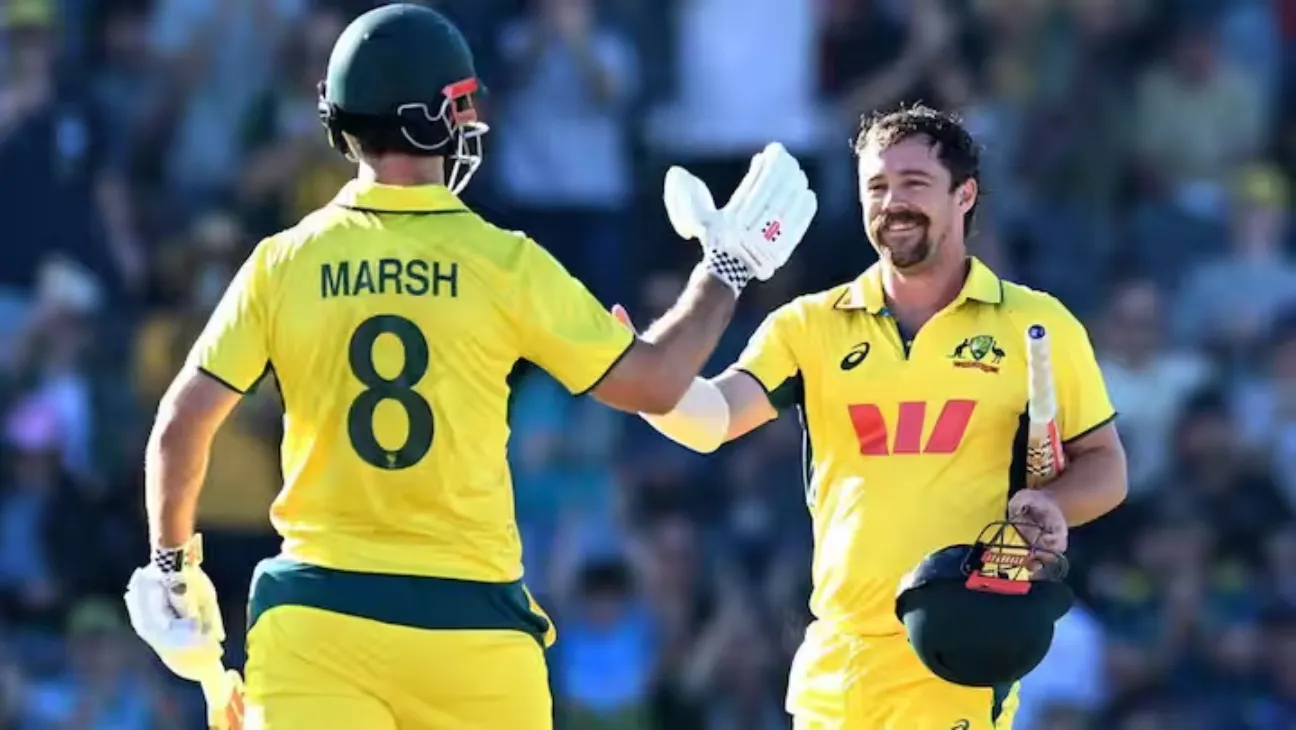 Home 5 Travis Head and Mitchell Marsh score centuries in record ODI stand vs South Africa