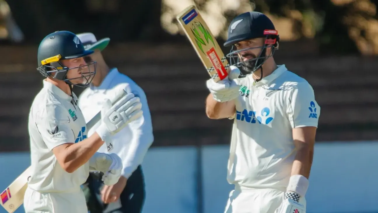 Mitchell’s Gritty 80 Puts New Zealand Ahead as Zimbabwe Trail in Bulawayo Test