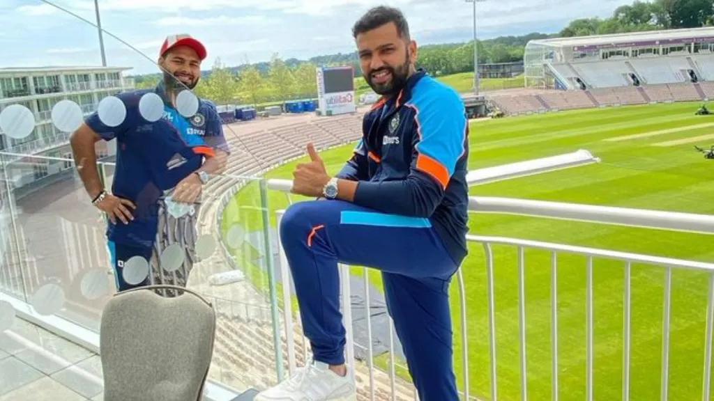 Rishabh Pant’s playful banter with Rohit Sharma on retirement goes viral
