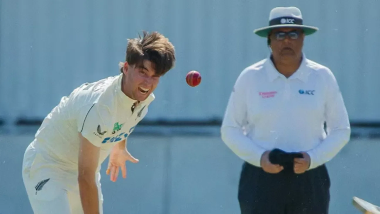 Zakary Foulkes Shines with Four-Wicket Haul on Test Debut for New Zealand